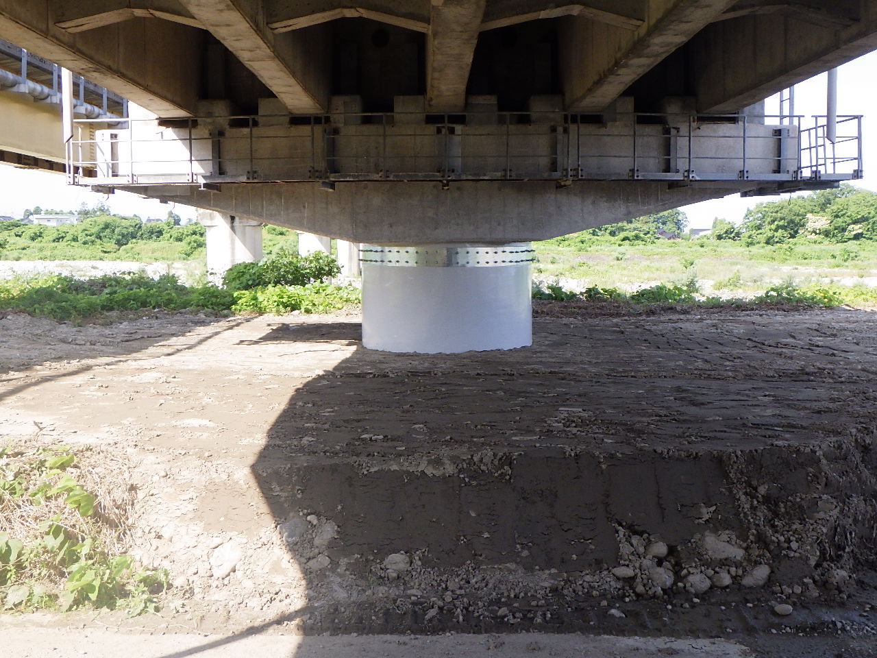 ２０２３　一般県道富山滑川魚津線県単独橋りょう維持修繕早月大橋下部工補強工事